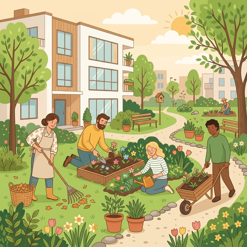 Субботник — уборка двора